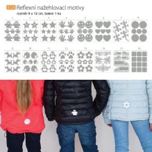 Reflexné nažehlovacie motívy - lietadla (1)