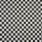 Úplet 21764, černo-bílá větší šachovnice, š.150