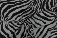 Dekorační látka šedo-černá zebra, š.275