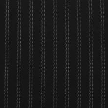 Kostýmovka černá, bílý pruh š.145