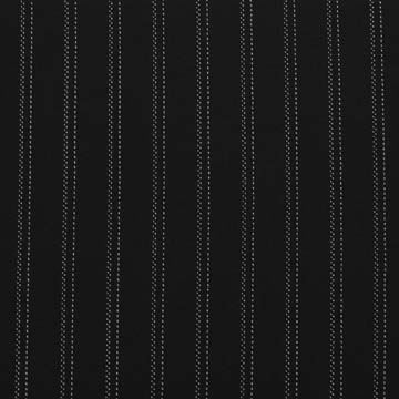 Kostýmovka černá, bílý pruh š.145
