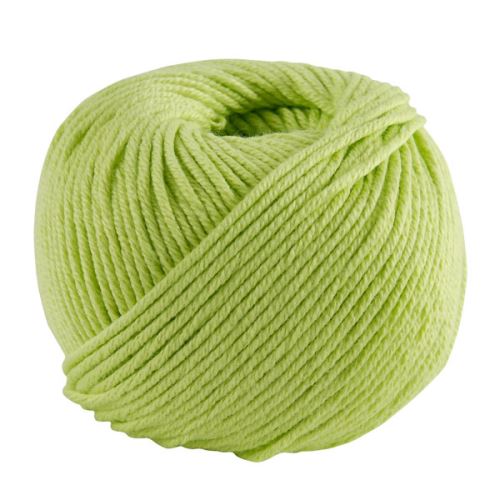 Priadza NATURA MEDIUM 50g, svetlo zelená - odtieň 198