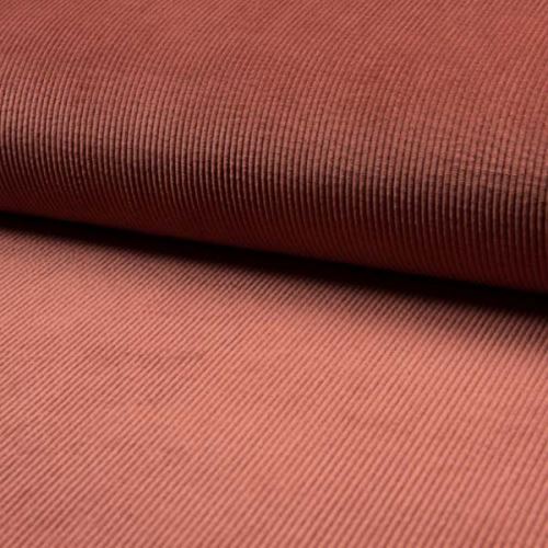 Menčester WASHED terakotový, š.145