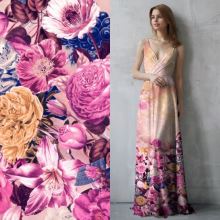 Šatovka B0285, květinová bordura, š.140