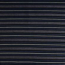 Košeľovina 10140 čierna, modrý pruh, š.150