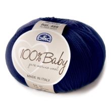 Příze 100% BABY 50g, tmavě modrá - odstín 073