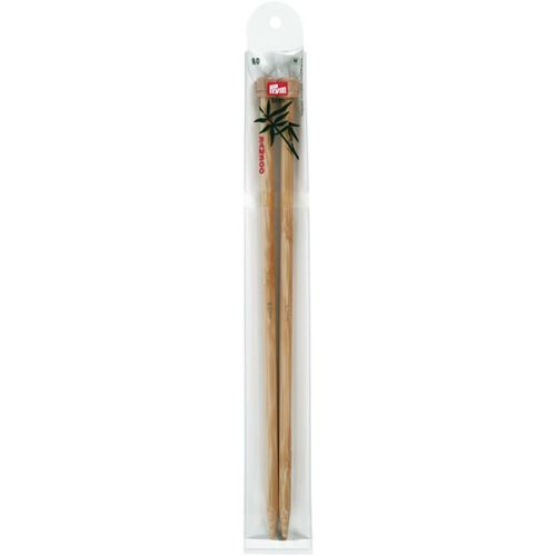 Rovné pletacie ihlice Prym bambusové 33 cm, veľkosť 9,0