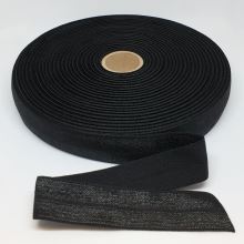 Pruženka půlená černá, šíře 20 mm