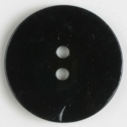 Gombík perleťový čierny 300901, 18mm