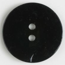 Knoflík perleťový černý 280842, 15mm