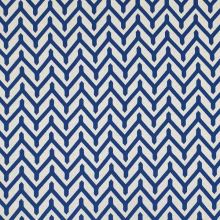 Úplet A0192 biely, modrý vzor, š.150
