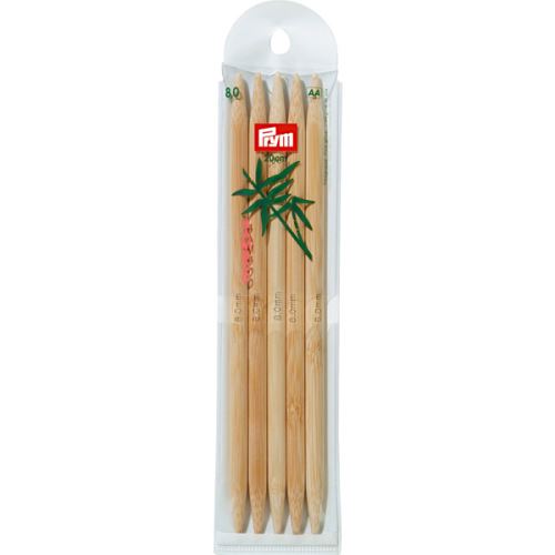 Ponožkové ihlice Prym Bamboo, veľkosť 8,0