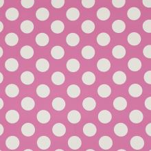 Kostýmovka N6805 růžová, bílé puntíky, š.150