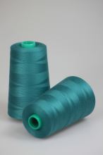 Nit KORALLI polyesterová 120, 5000Y, odstín 6570, modrá-zelená