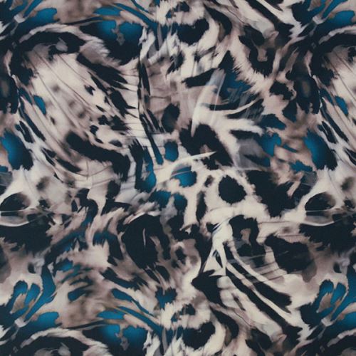 Úplet N7100 SCUBA PRINT béžovo-modrý vzor, ​​š.145