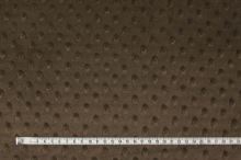 Minky hnedé, pretláčané ťuplíky, š.150