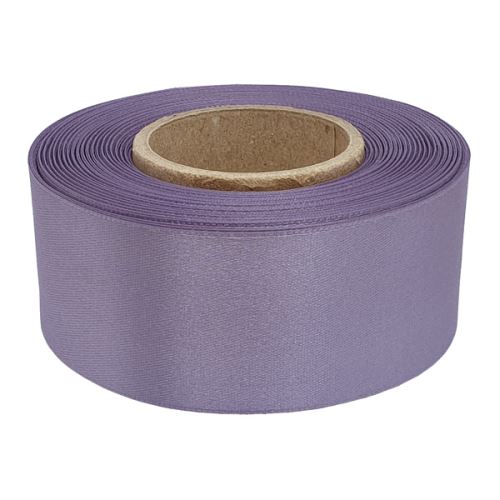Stuha atlasová svetlo fialová, šírka 40mm