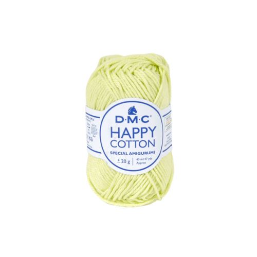 Priadza HAPPY COTTON 20g, svetlá zelenožltá - odtieň 778