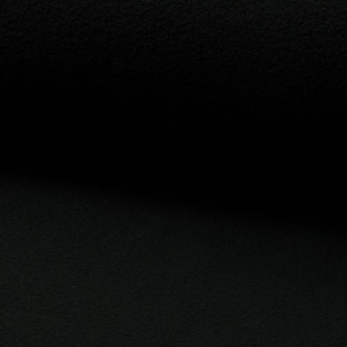 Polar fleece čierny, š.150