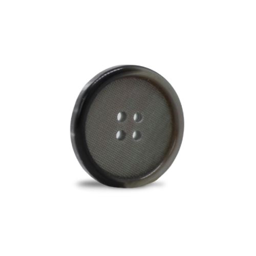 Knoflík 20mm, hnědo béžový s perleťovým okrajem