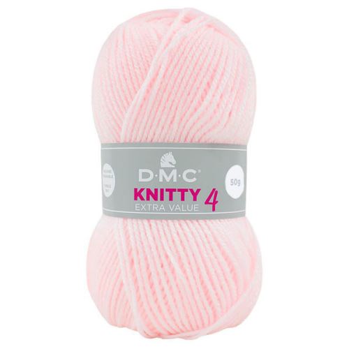 Priadza KNITTY 4 50g, svetlo ružová - odtieň 851