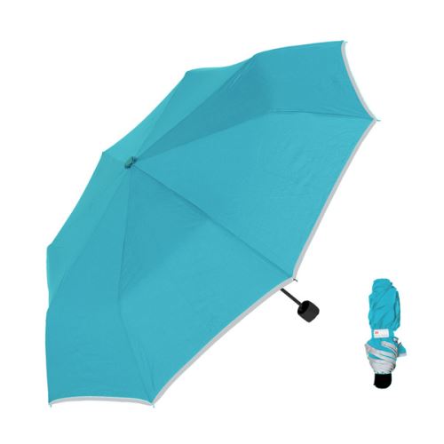Reflexní dáždnik svetlo modrý