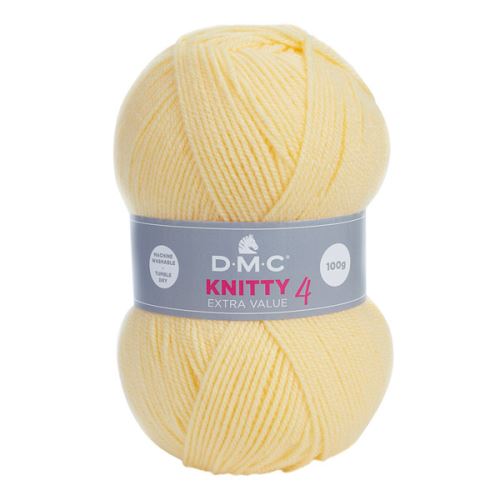 Priadza KNITTY 4 100g, vanilková - odtieň 957