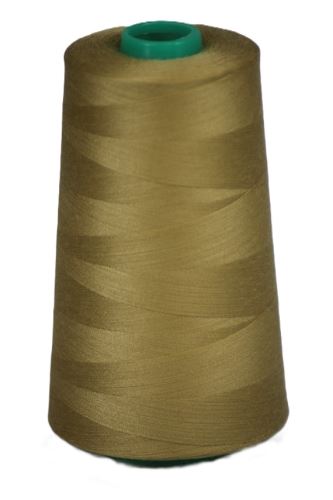 Niť KORALLI polyesterová 120, 5000Y, odtieň 2100, hnedá