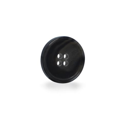 Knoflík 20mm, šedý s černým mramorováním, matný