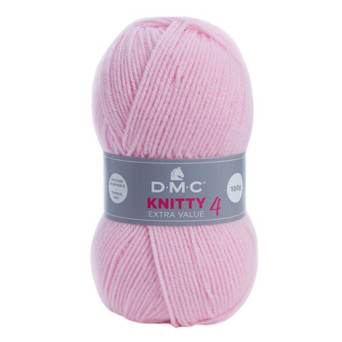 Priadza KNITTY 4 100g, svetlo ružová - odtieň 958