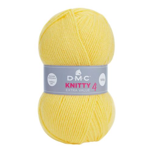 Priadza KNITTY 4 100g, banánová - odtieň 819