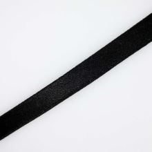 Stuha čierna saténová oboulíc, šírka 10mm