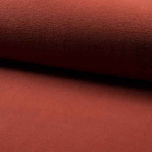 Polar fleece tehlový, š.150