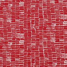 Kostýmovka N4256, červeno biely vzor, š.145