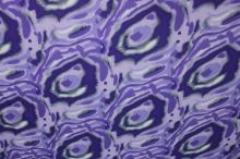 Bavlna lila abstraktné oka š.145