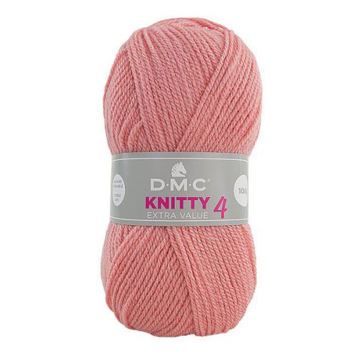 Priadza KNITTY 4 100g, růžovomeruňková - odtieň 702