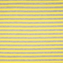 Úplet rebrový, žlto-šedý prúžok, 180g/m, š.145