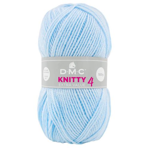 Priadza Knitti 4 100g, svetlo modrá - odtieň 854