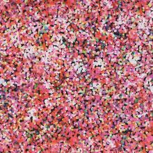 Softshell 22517 ružové konfety, š.145