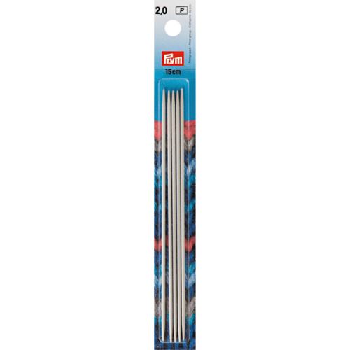 Ponožkové ihlice Prym 15 cm, veľkosť 2,0