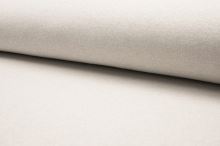 Teplákovina počesaná biela, strieborný lurex, š.150