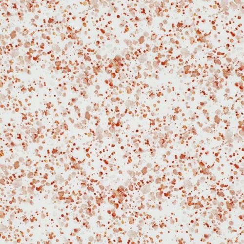 Mušelín, dvojitá gázovina bílá, béžovo-červené skvrny, š.135