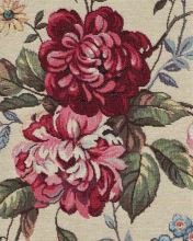 Dekoračná látka ROZA, farebné kvety, š.280