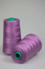 Nit KORALLI polyesterová 120, 5000Y, odstín 4545, fialová