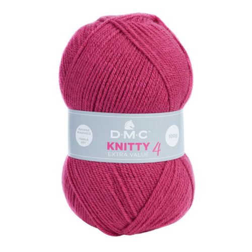 Priadza KNITTY 4 100g, fuchsie - odtieň 984