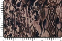 Úplet N7098 SCUBA PRINT béžovo-hnedý vzor, ​​š.145 (6)