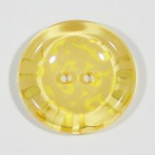 Knoflík žlutý, průměr 25 mm