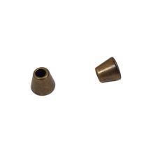 Kovová koncovka staromosaz, průvlek 4 mm