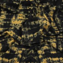 Úplet žluto-hnědá batika š.150