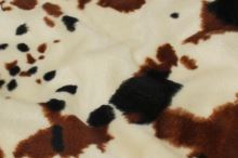 Kožušina krava, strakatý vzor, š.150